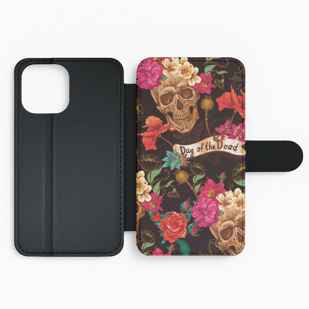 Day Of The Dead - Halloween Flip Phone Case