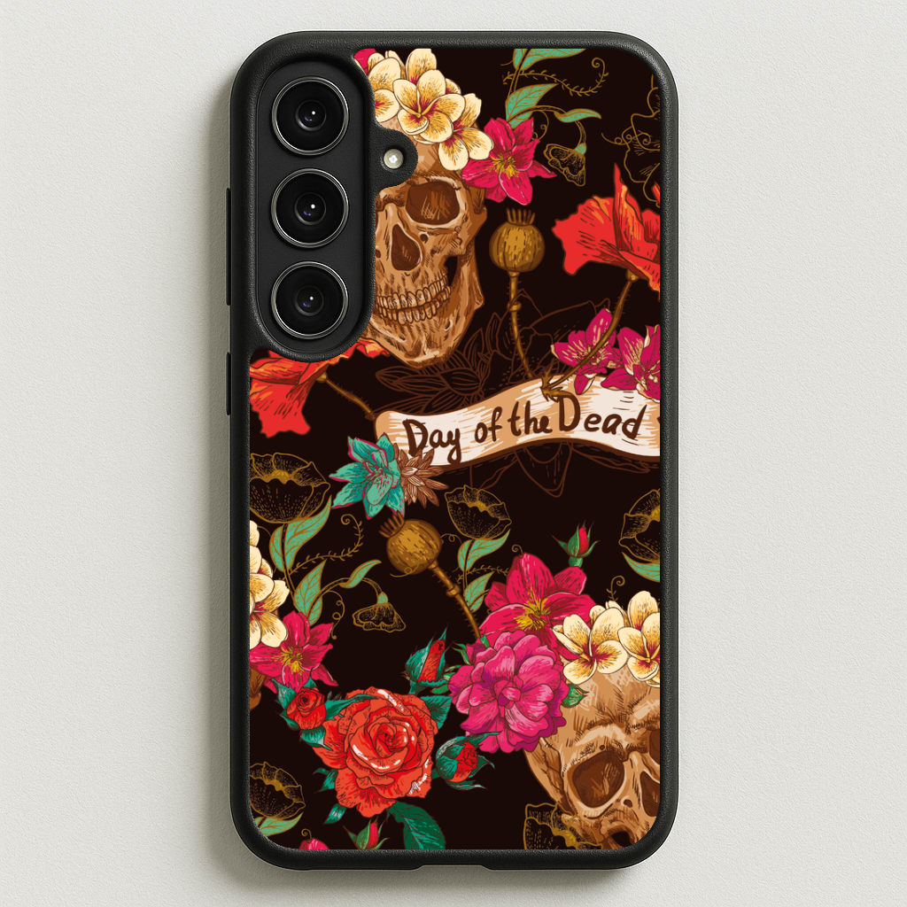 Day Of The Dead - Halloween Phone Case for Galaxy S25FE