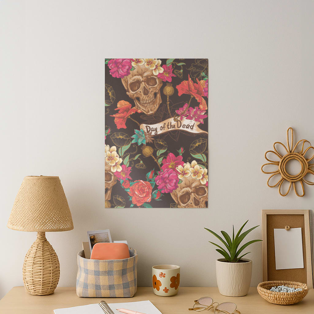 Day Of The Dead - Halloween Art Print