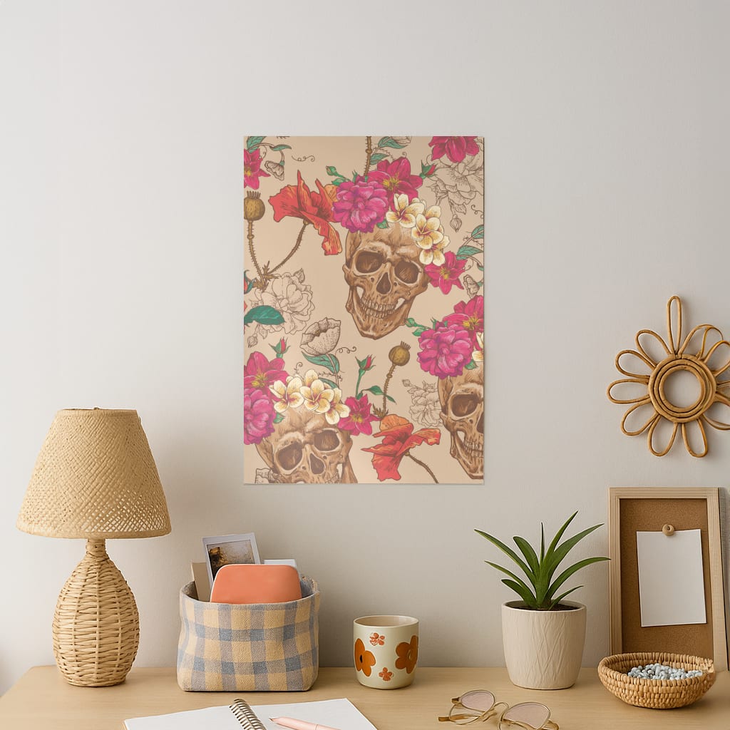 Calavera - Halloween Art Print