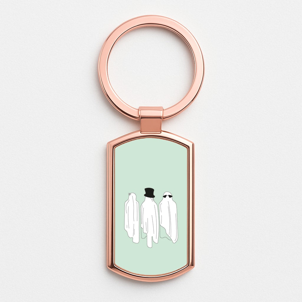 Ghost Crew - Halloween Rose Gold Keyring