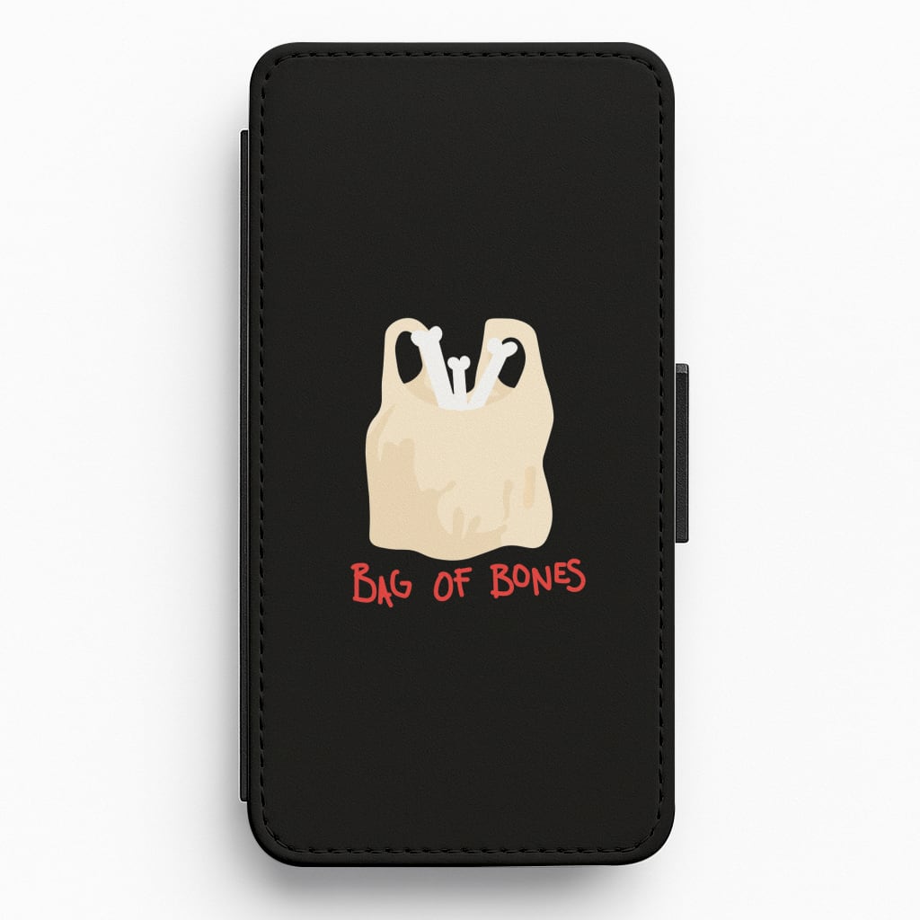 Bag Of Bones - Halloween Flip / Wallet Phone Case