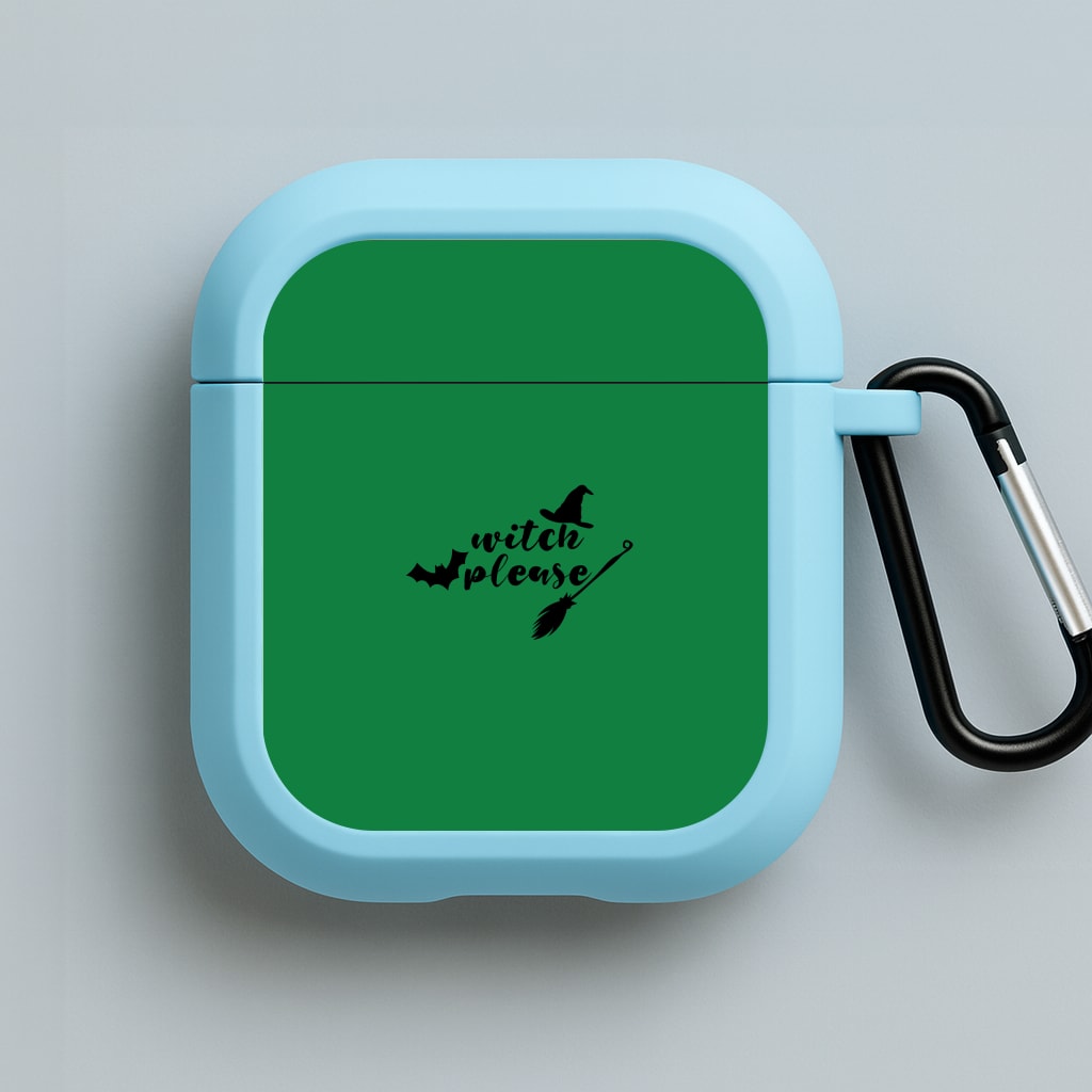 Witch Please - Halloween Blue AirPods Case