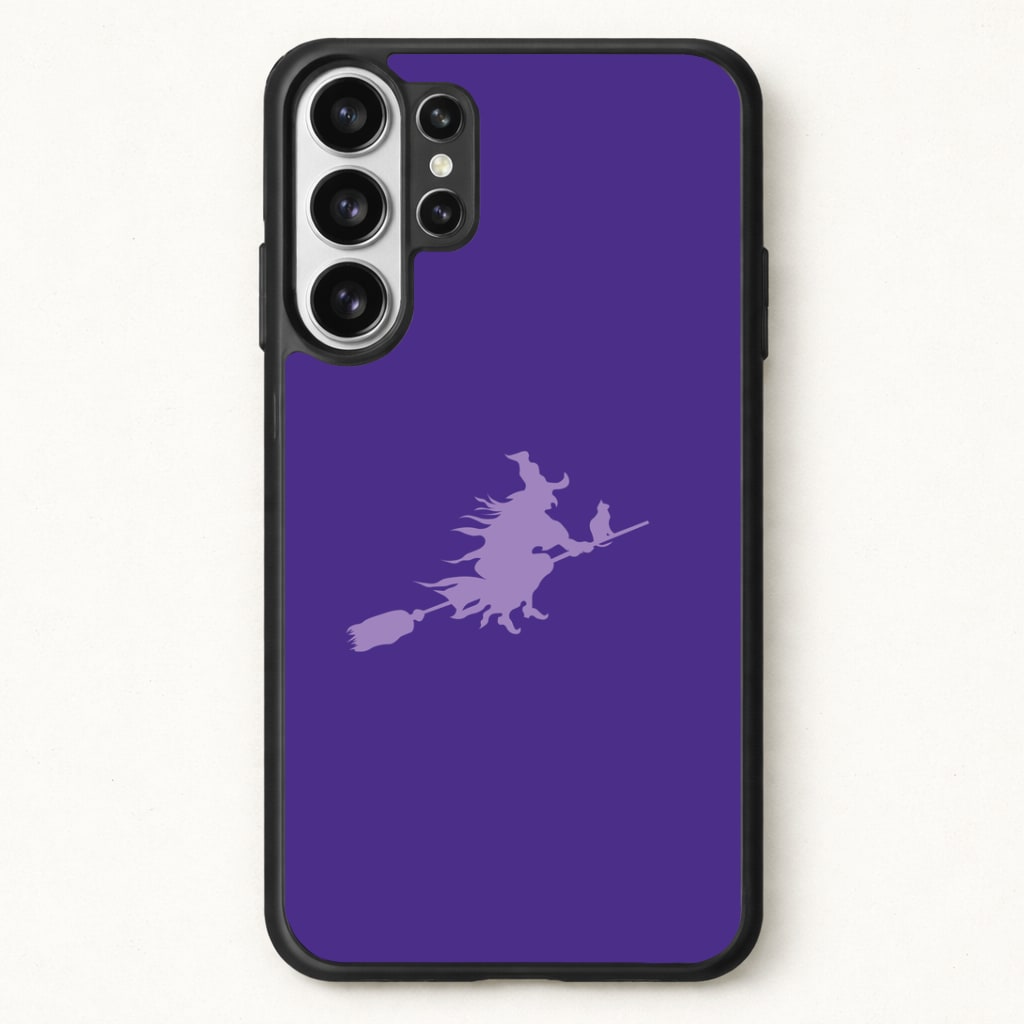 Witch And Cat - Halloween Phone Case for Galaxy S26 Ultra