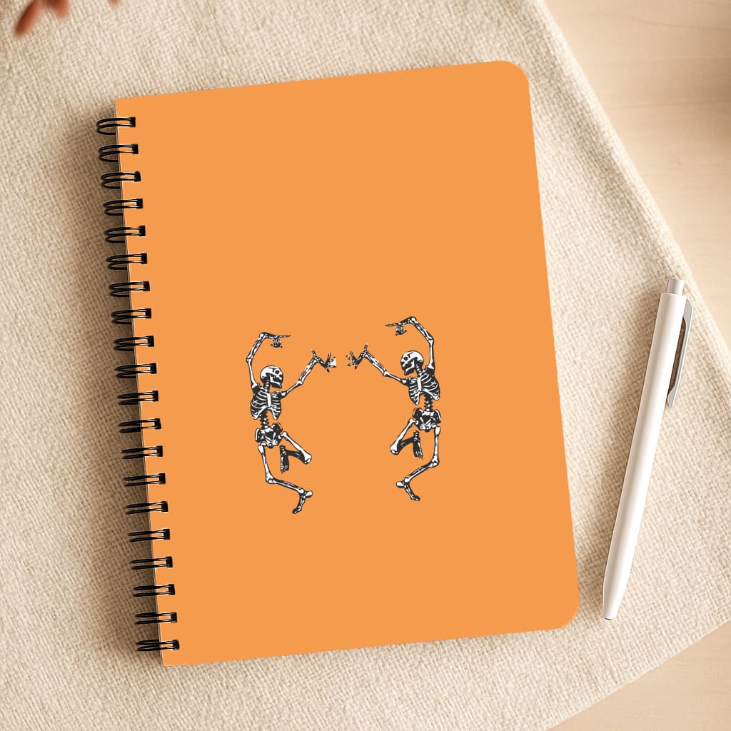 Dancing Skeletons - Halloween Notepad