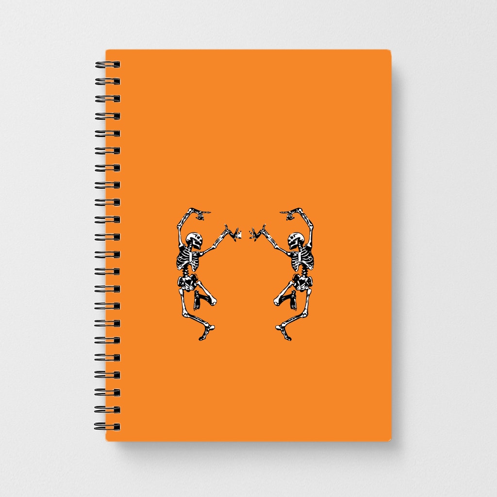 Dancing Skeletons - Halloween Notebook