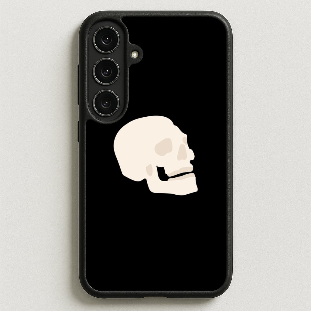 Skull Outline - Halloween Phone Case for Galaxy S25FE