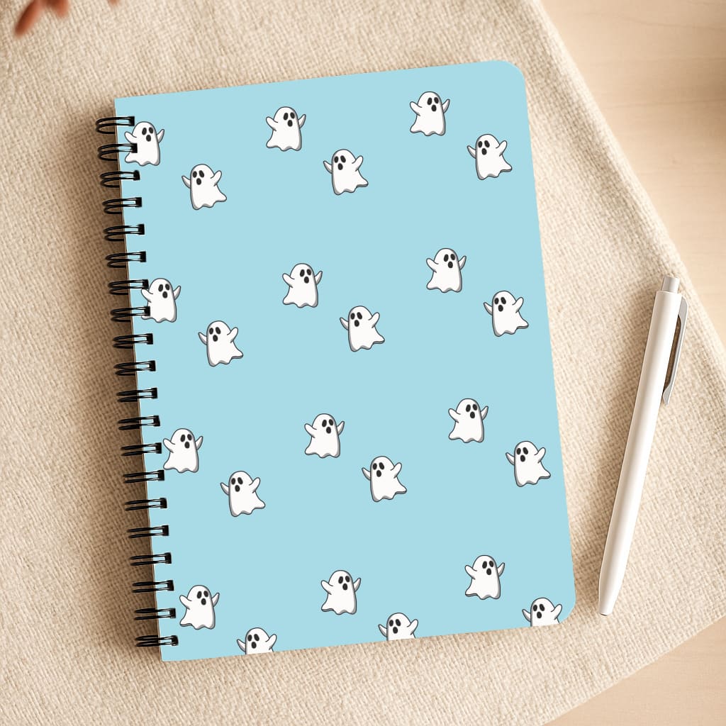 Ghost Pattern - Halloween Notepad