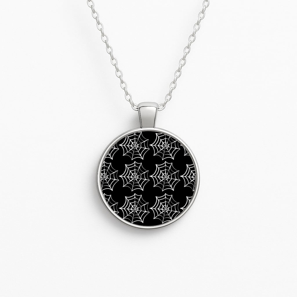 Cobwebs - Halloween Necklace