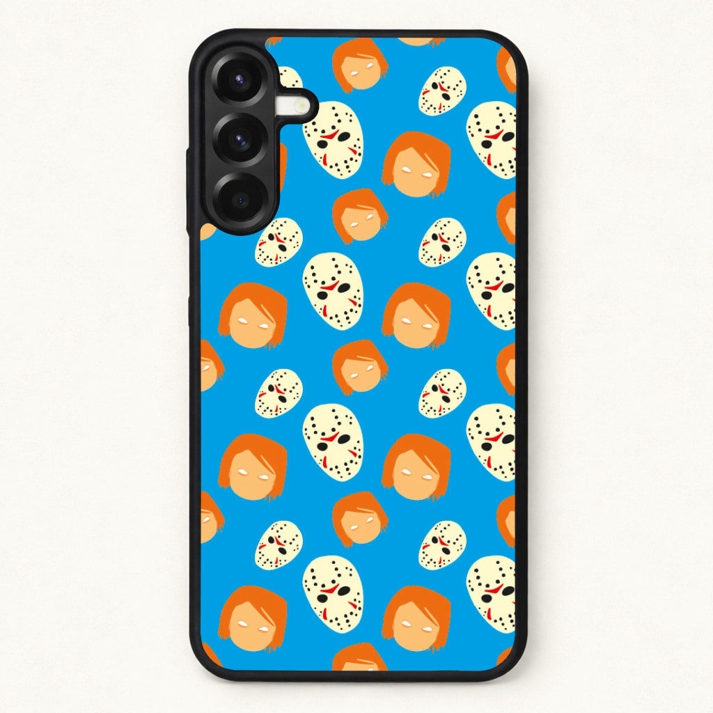 Chucky And Jason Pattern - Halloween Phone Case for Galaxy A57