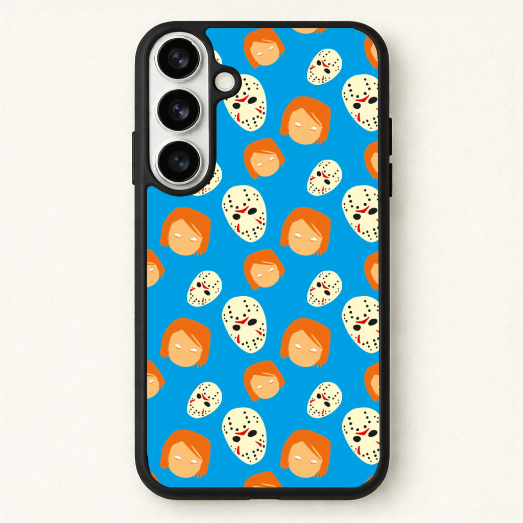 Chucky And Jason Pattern - Halloween Phone Case for Galaxy S26