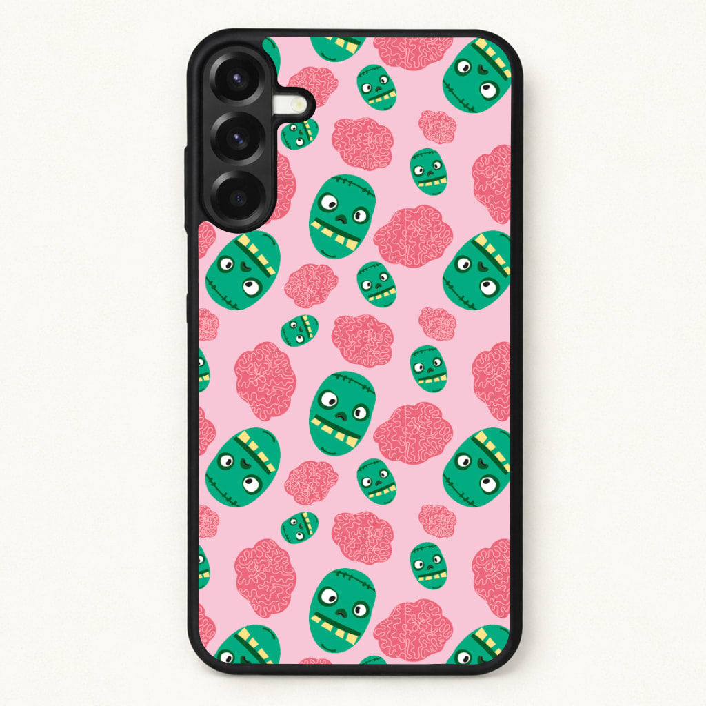 Frankenstein And Brains - Halloween Phone Case for Galaxy A57