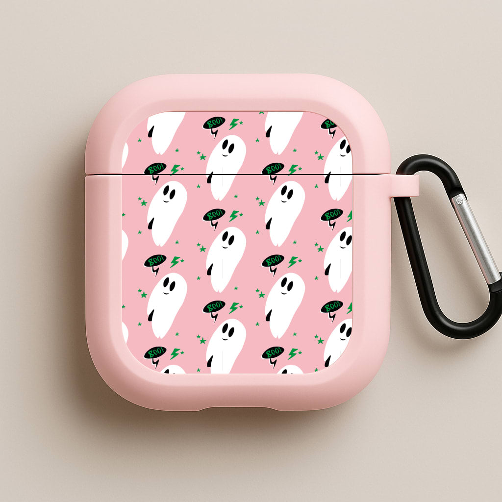 Halloween Pattern 2 Pink AirPods Case
