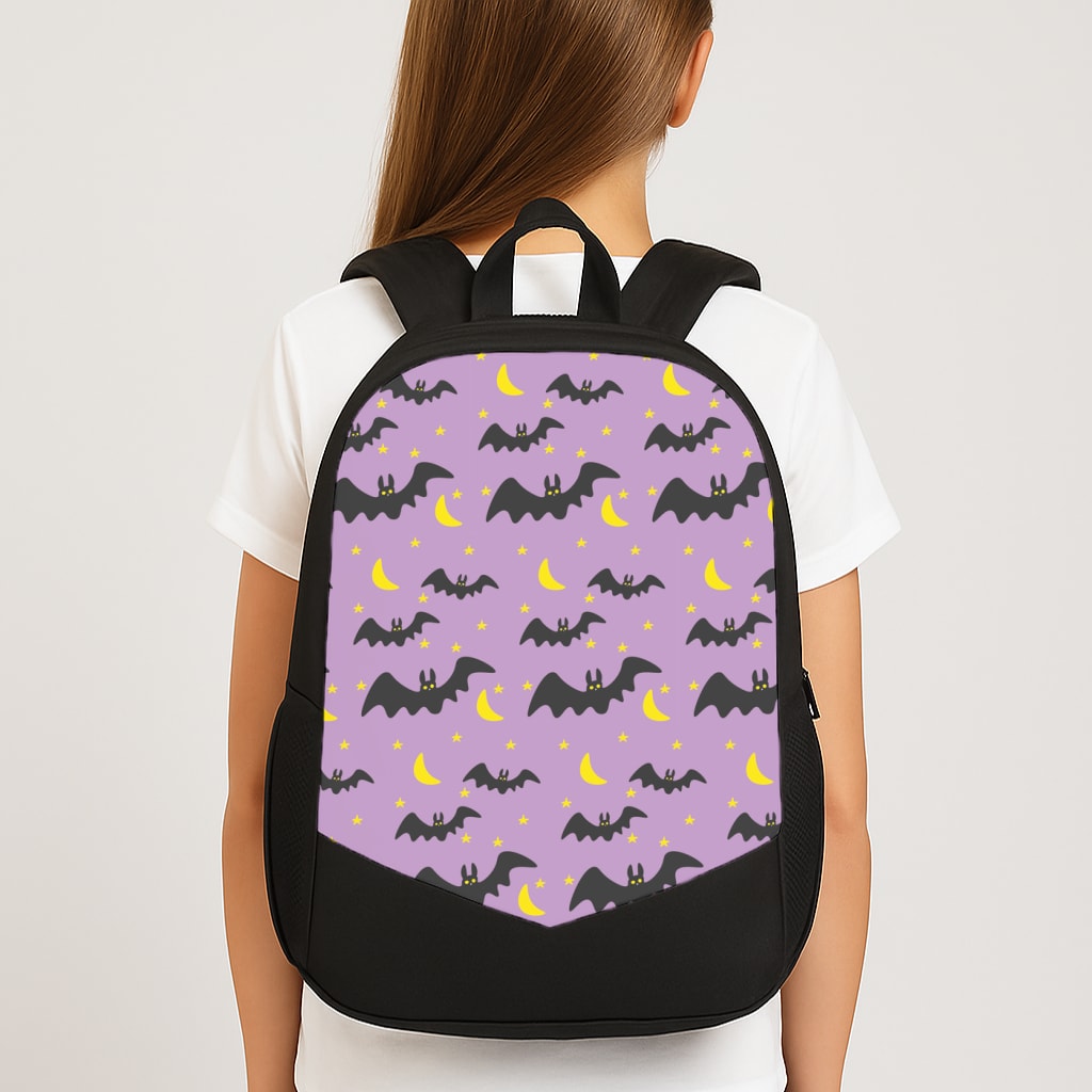 Halloween Pattern 4 Large School Bag