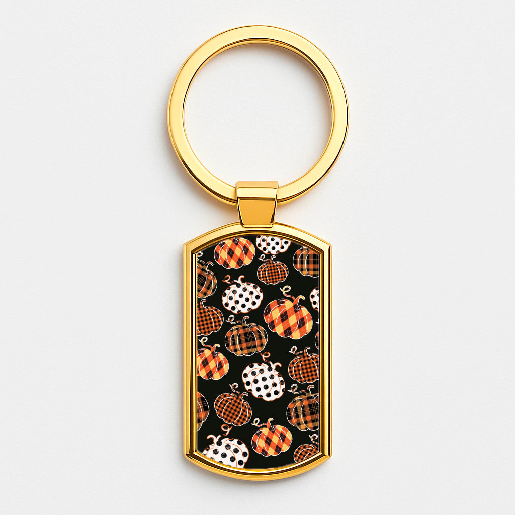 Halloween Pattern 11 Luxury Keyring