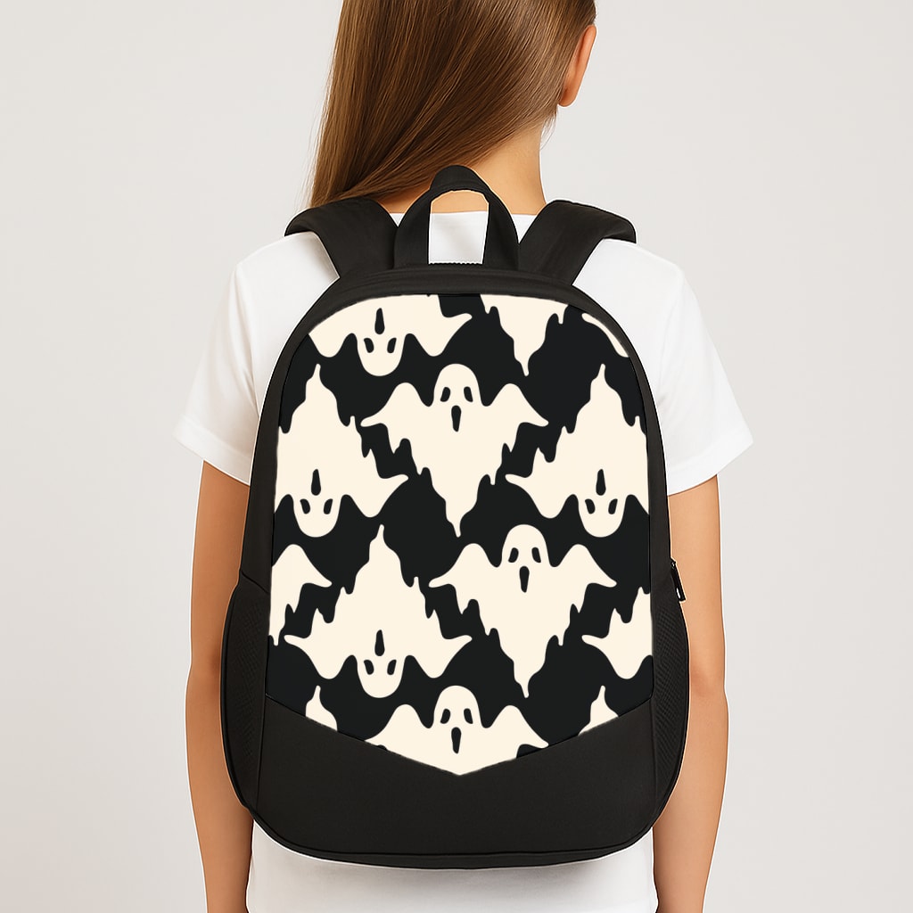 Halloween Pattern 17 Large School Bag