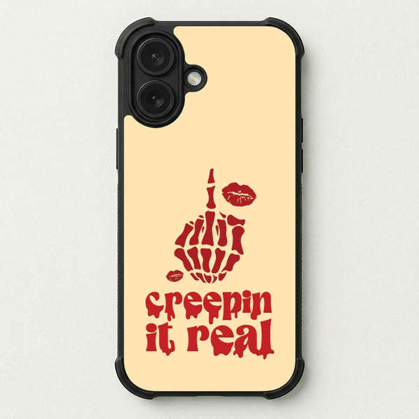 Creepin It Real Phone Case — Bumper case