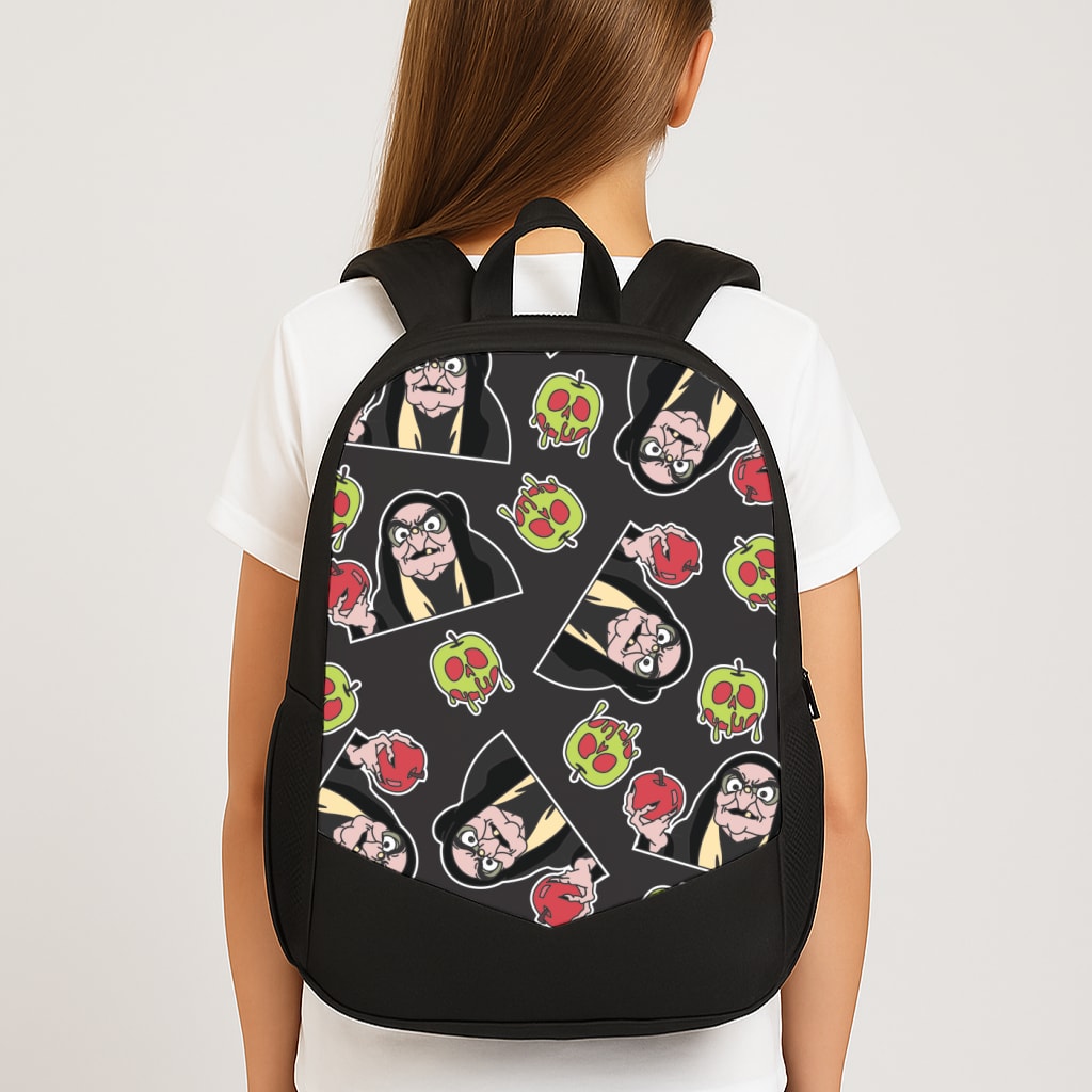 Witch Pattern Large School Bag