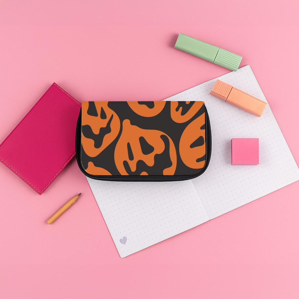 Pumpkin Pattern Pencil Case