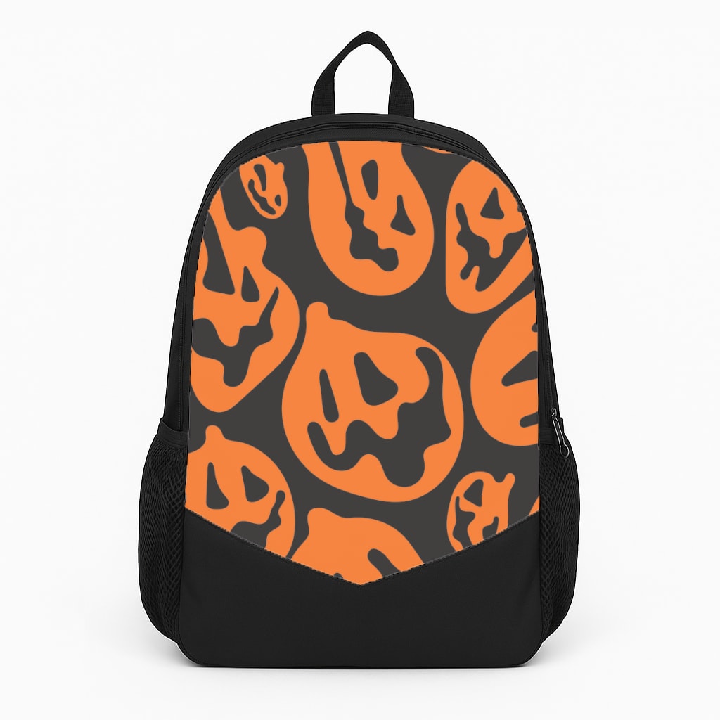 Pumpkin Pattern Large Backpack