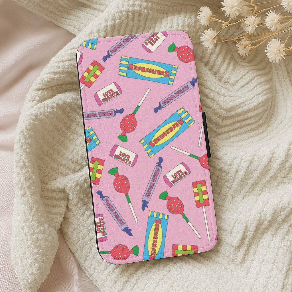 Trick Or Treat Sweets Wallet Phone Case