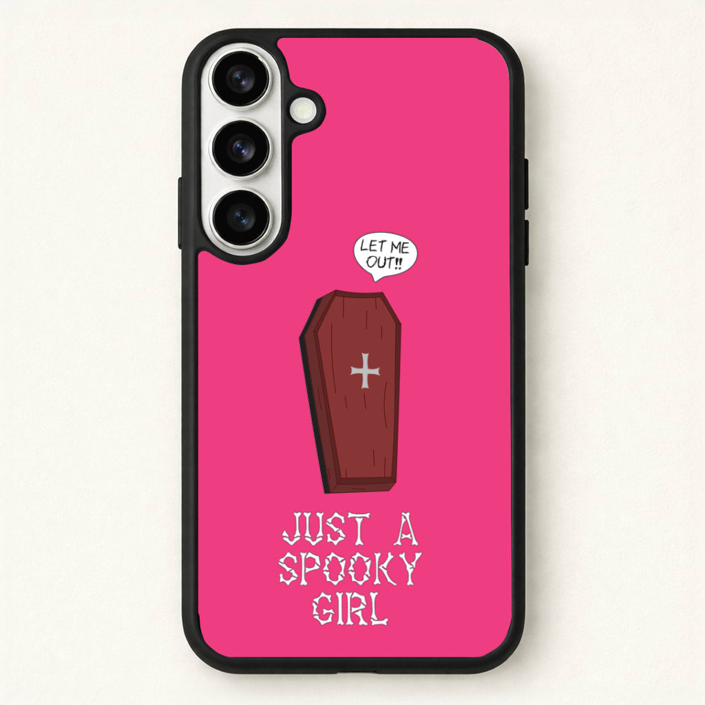 Just A Spooky Girl Phone Case for Galaxy S26 Plus