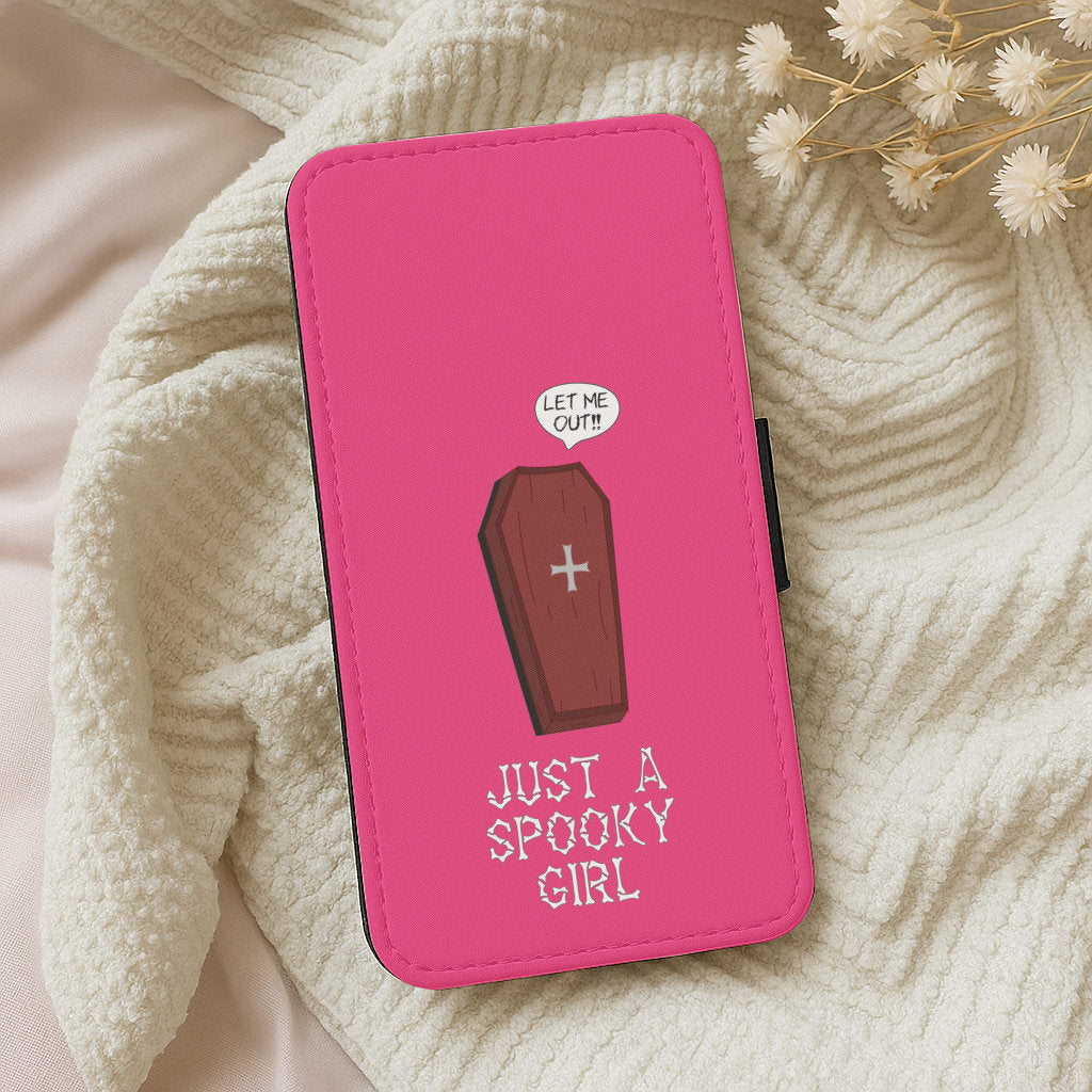 Just A Spooky Girl Wallet Phone Case