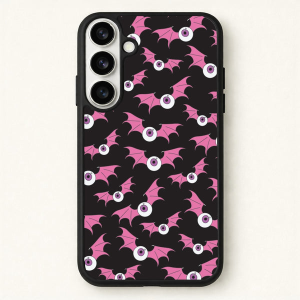 Bat Eye Pattern Phone Case for Galaxy S26 Plus
