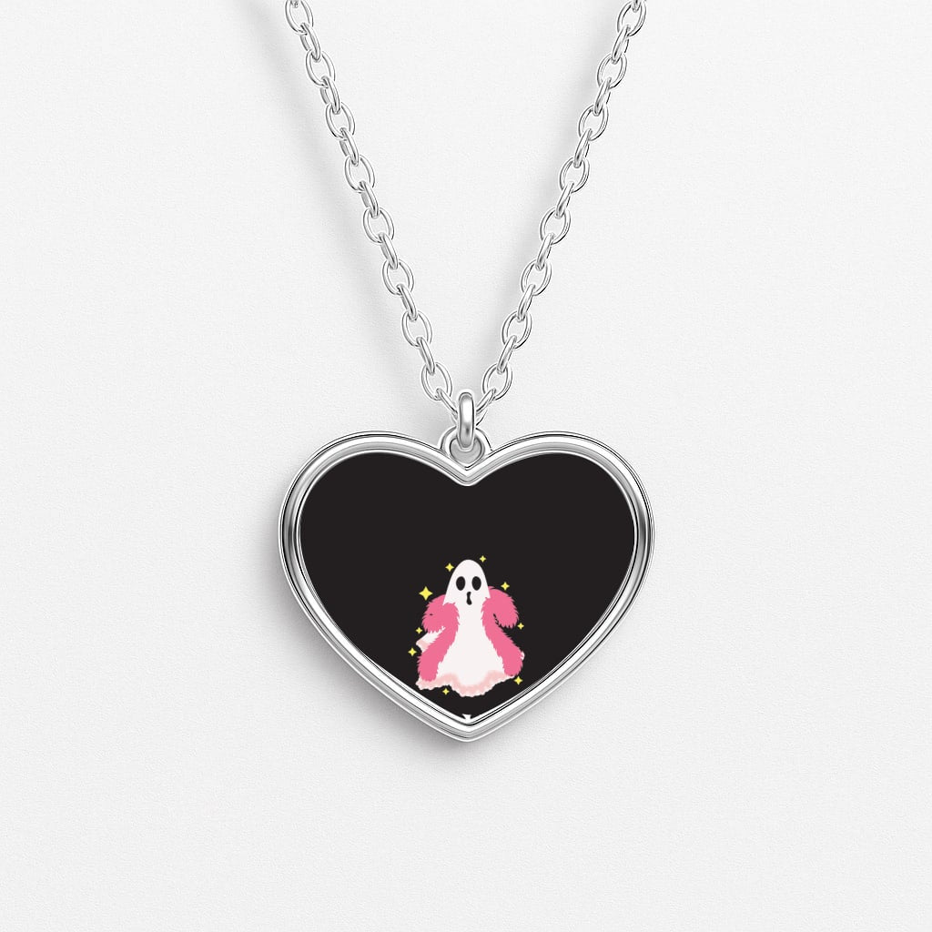 In My Spooky Era Heart Necklace