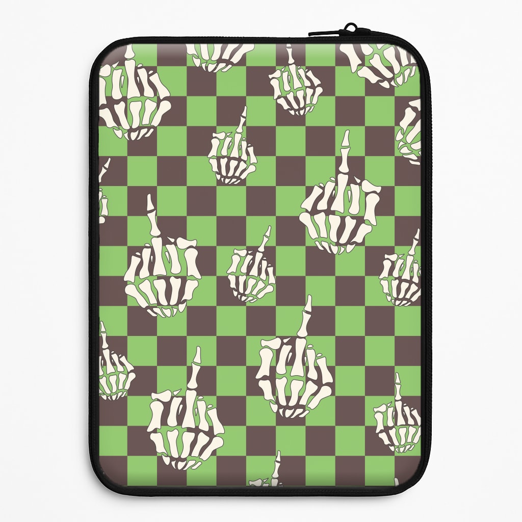 Green Middle Finger Universal Laptop Sleeve