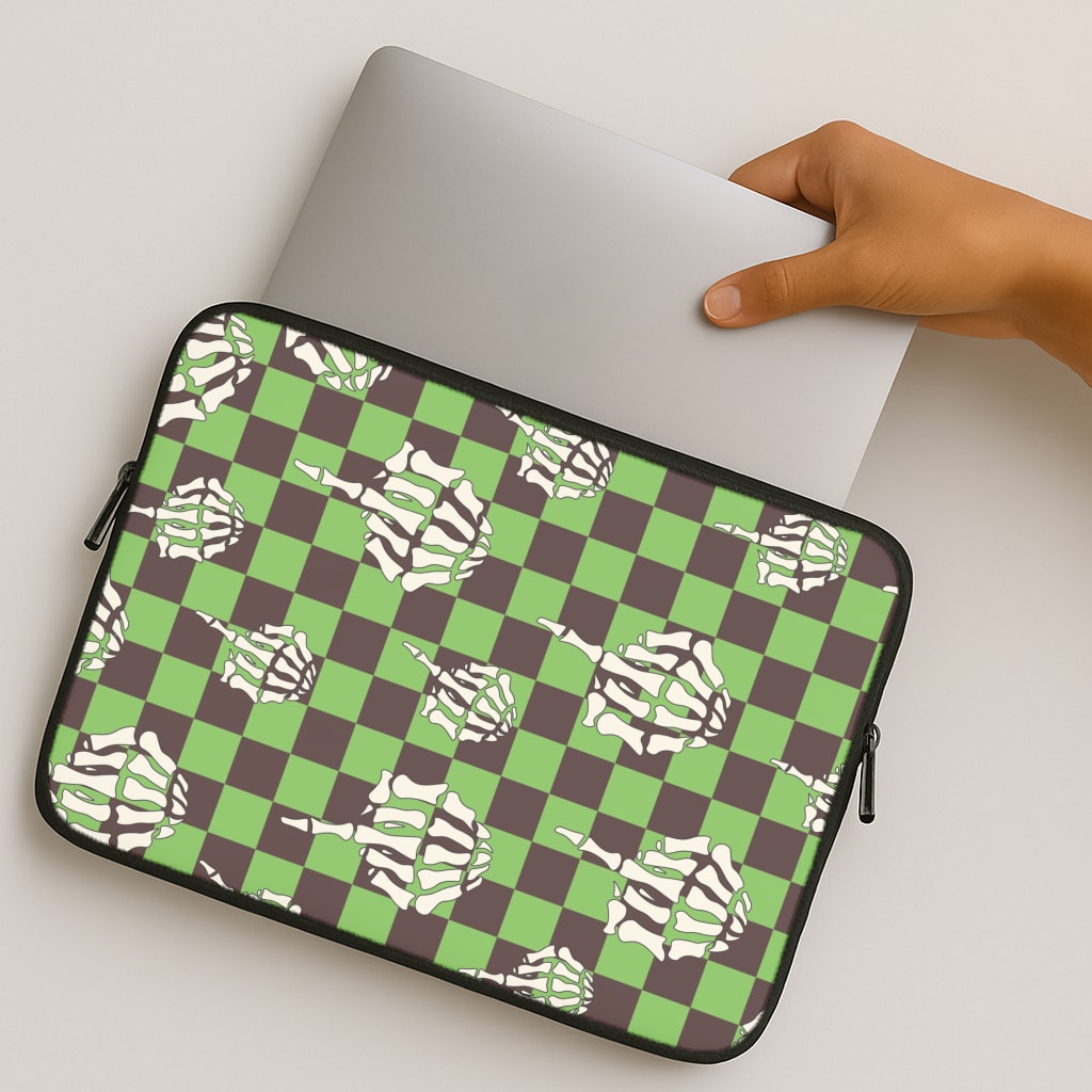Green Middle Finger MacBook Case