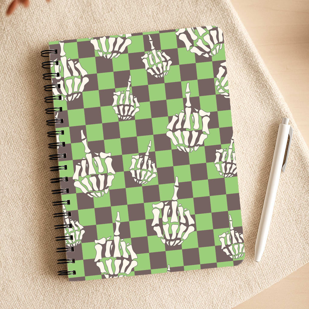 Green Middle Finger Notepad