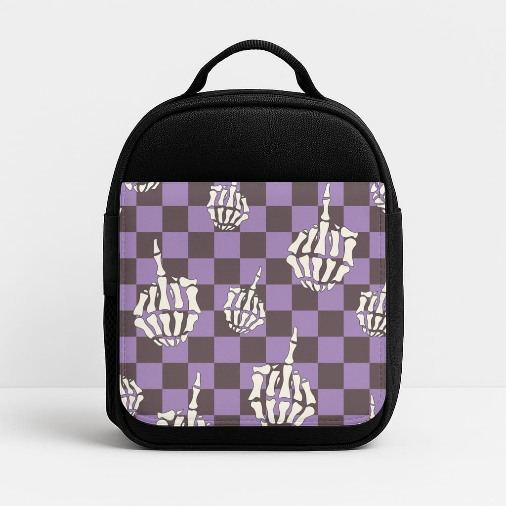 Purple Middle Finger Lunchbox
