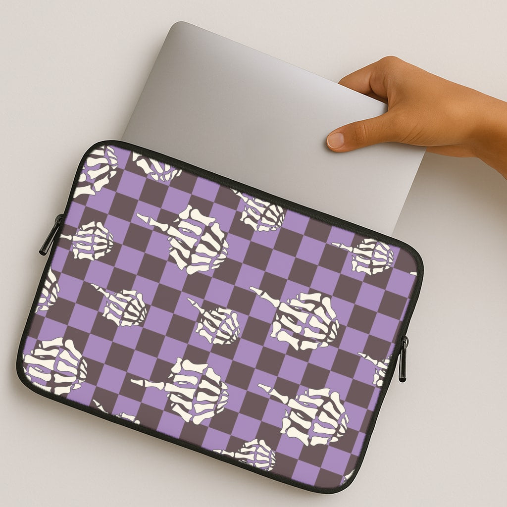 Purple Middle Finger MacBook Case