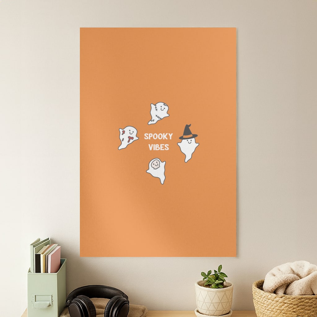 Spooky Vibes Ghosties I Poster