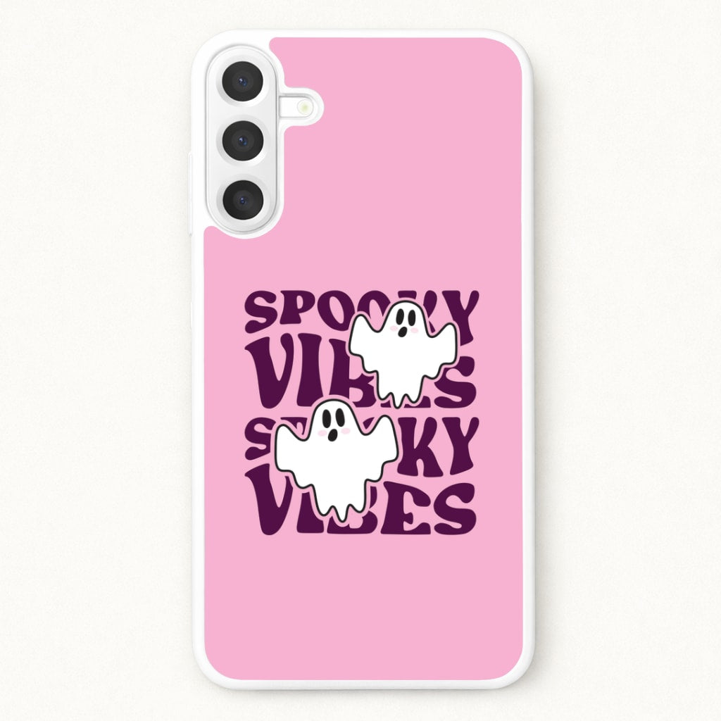 Spooky Vibes Pink Phone Case for Galaxy A37