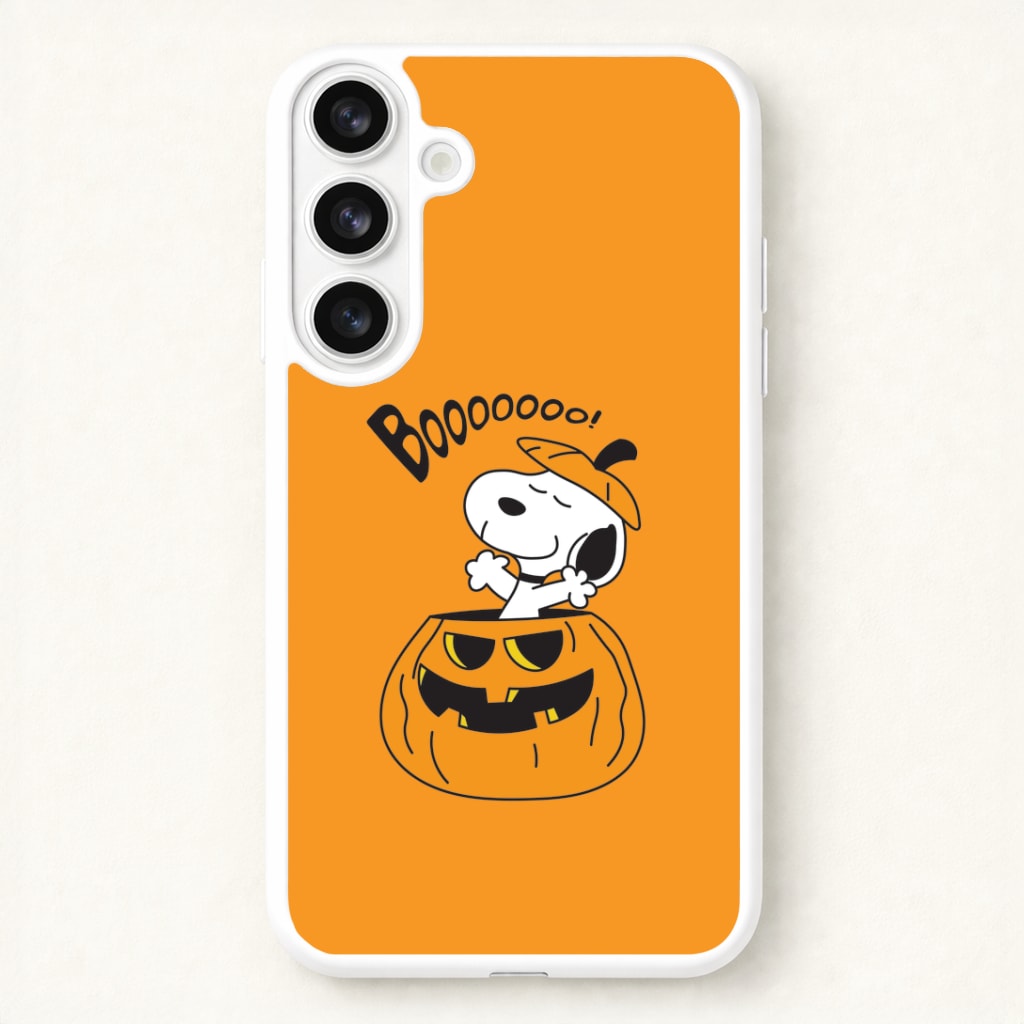 Cartoon Beagle Pumpkin Phone Case for Galaxy S26 Plus