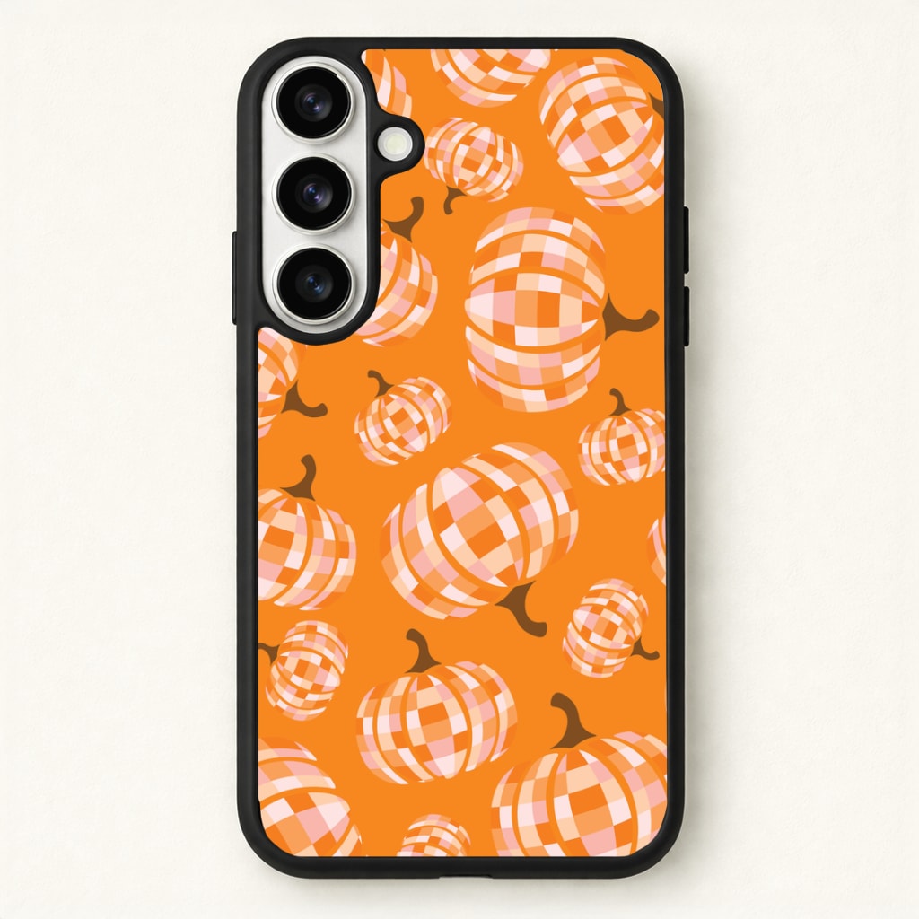 Disco Pumpkins Pattern Phone Case for Galaxy S26