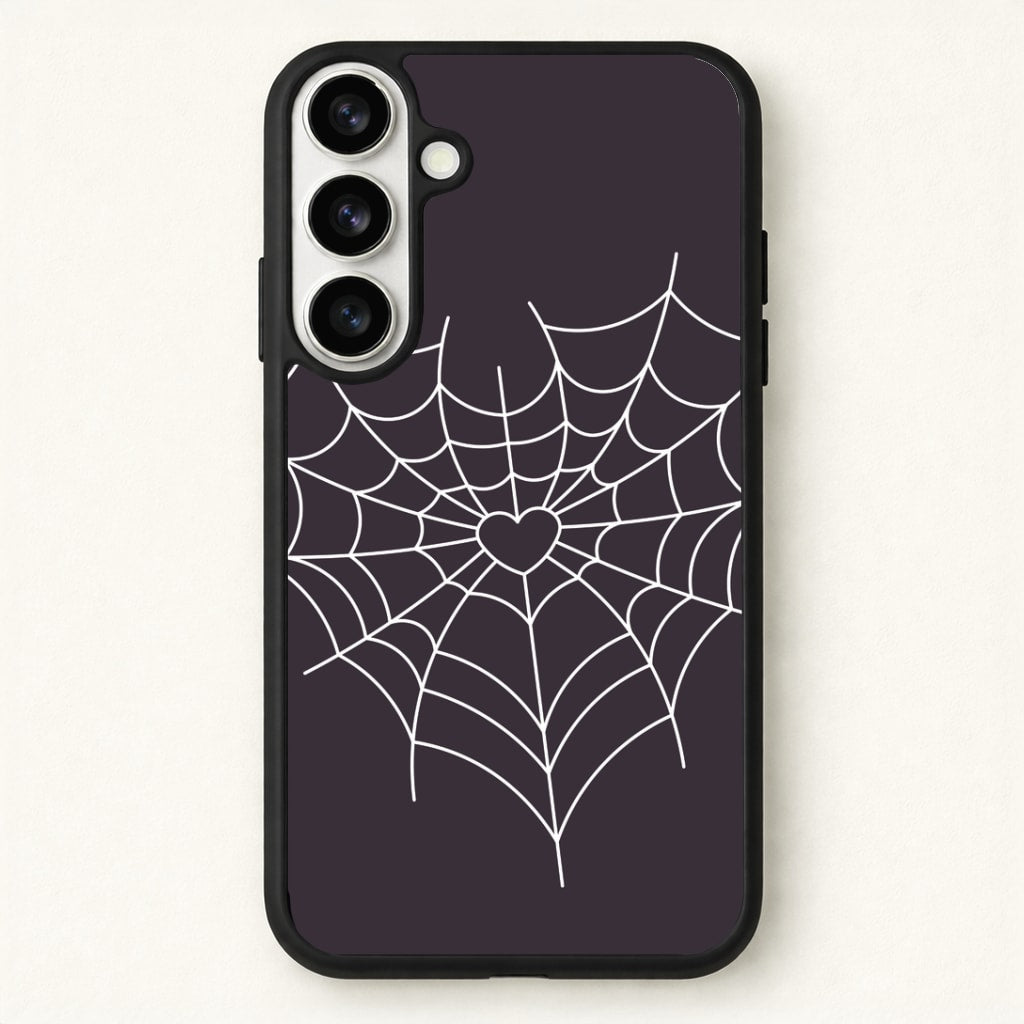 Spiderweb Hearts I Phone Case for Galaxy S26 Plus