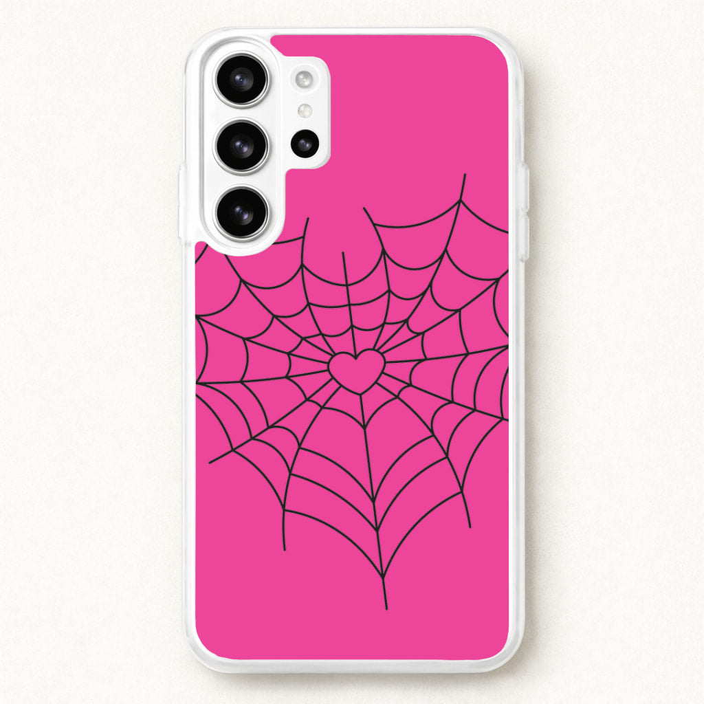 Spiderweb Hearts II Phone Case for Galaxy S26 Ultra