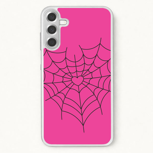 Spiderweb Hearts II Phone Case for Galaxy A17