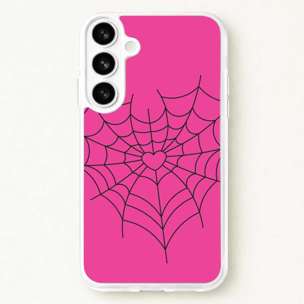 Spiderweb Hearts II Phone Case for Galaxy S26 Plus