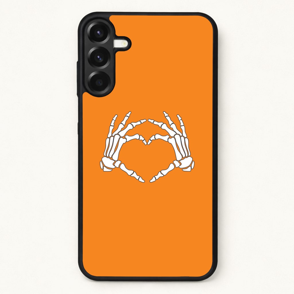 Skeleton Heart Phone Case for Galaxy A37
