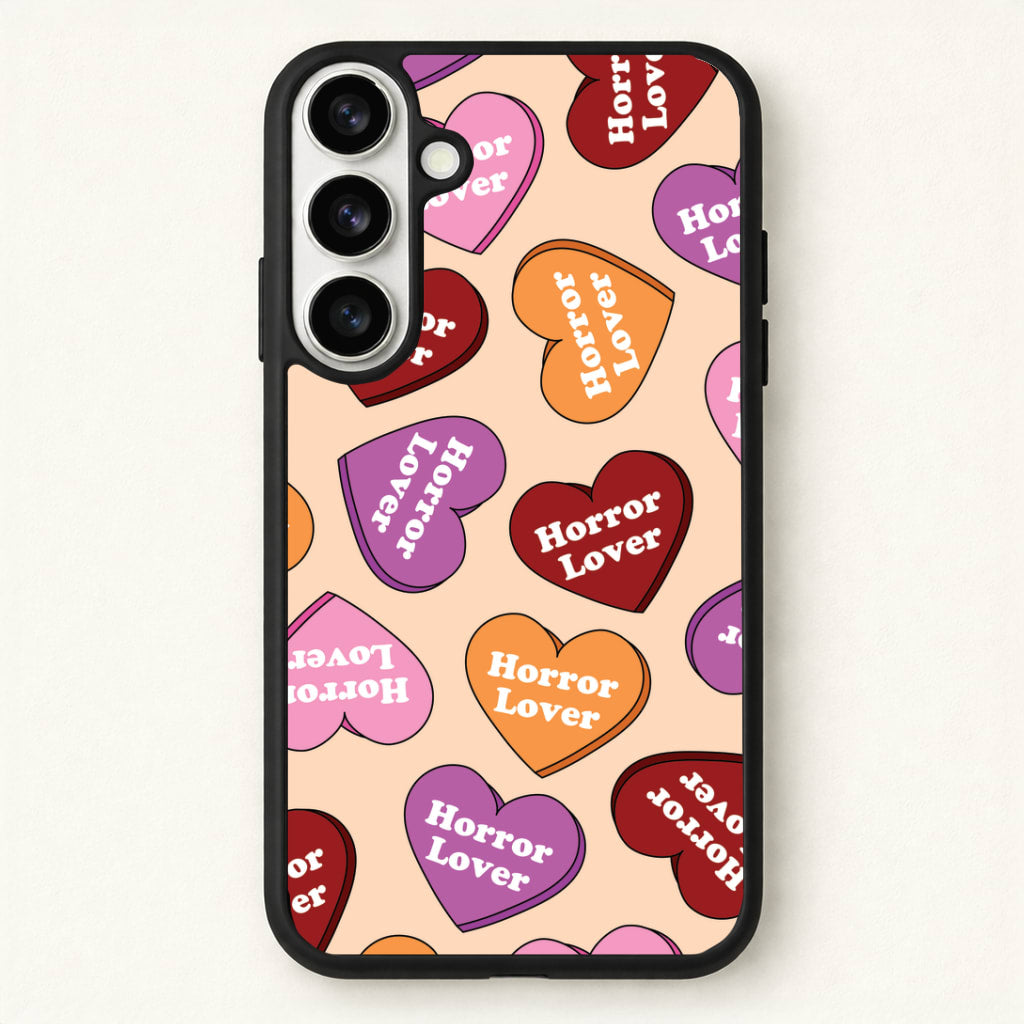 Horror Lover Hearts Pattern Phone Case for Galaxy S26