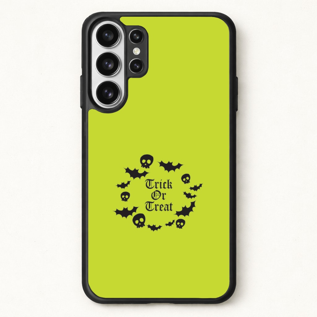 Trick Or Treat Wreath Phone Case for Galaxy S26 Ultra