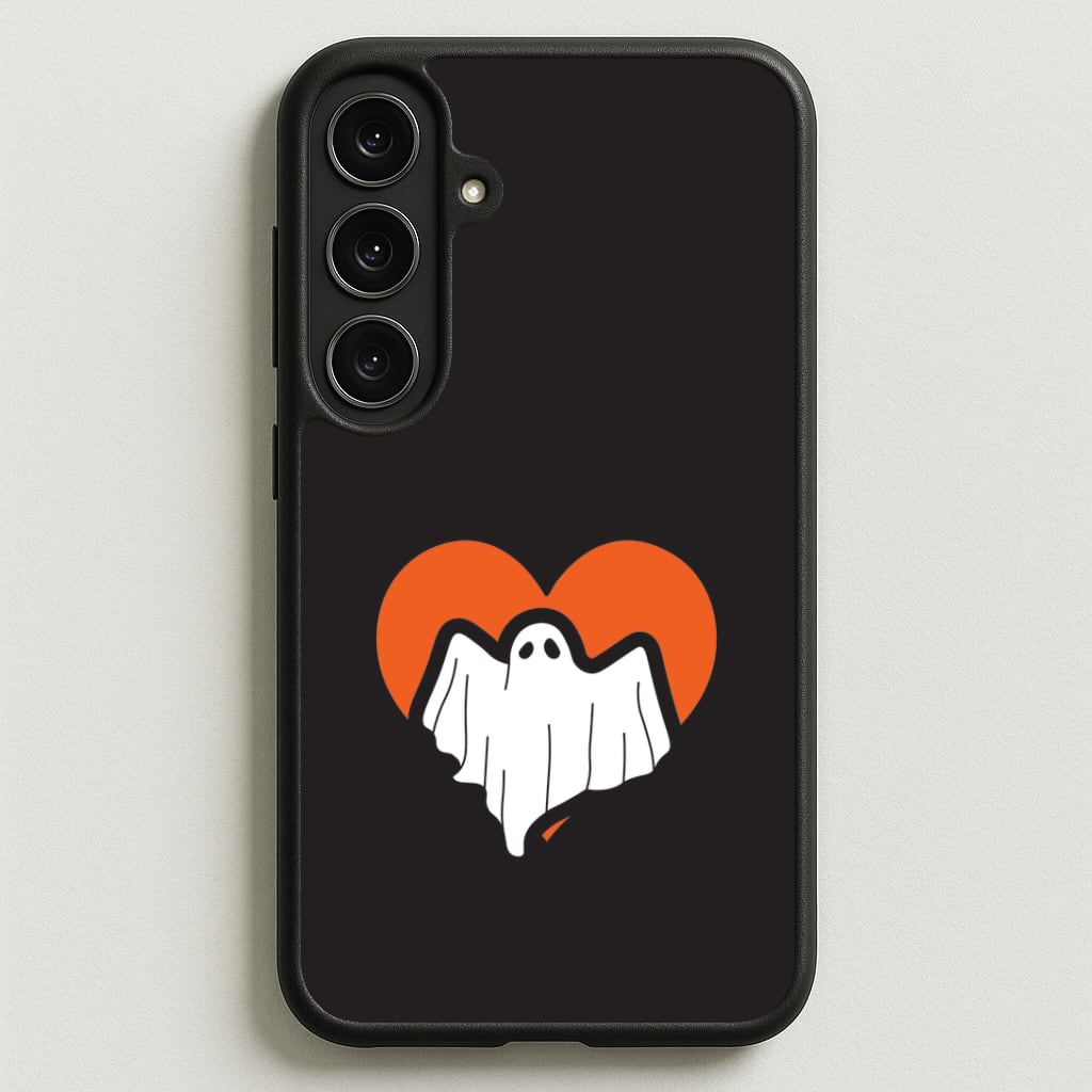 Ghost Heart Phone Case for Galaxy S25FE