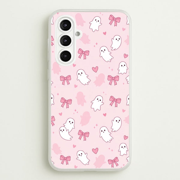 Pink Ghosts And Bows Phone Case - Galaxy A16 / Standard