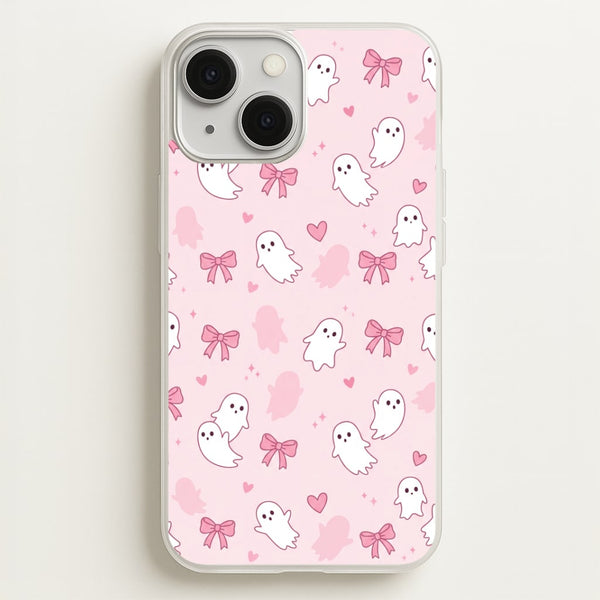 Pink Ghosts And Bows Phone Case - iPhone 13 Mini / Standard