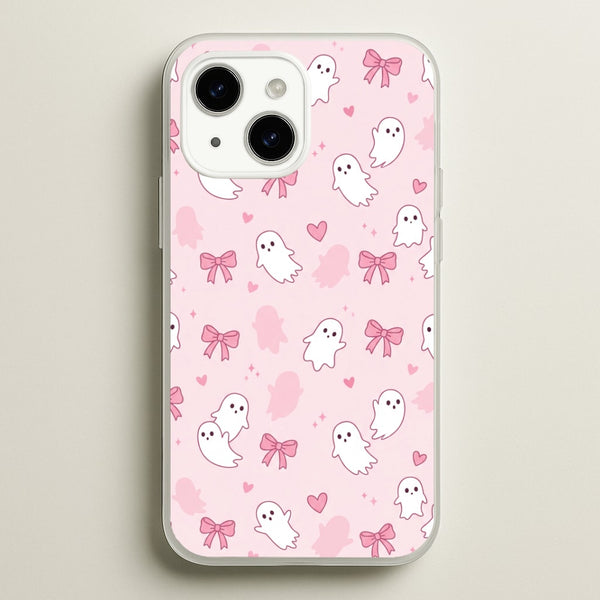 Pink Ghosts And Bows Phone Case - iPhone 15 / Standard