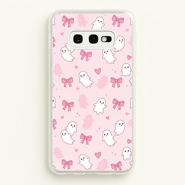 Pink Ghosts And Bows Phone Case - Galaxy S10e / Standard